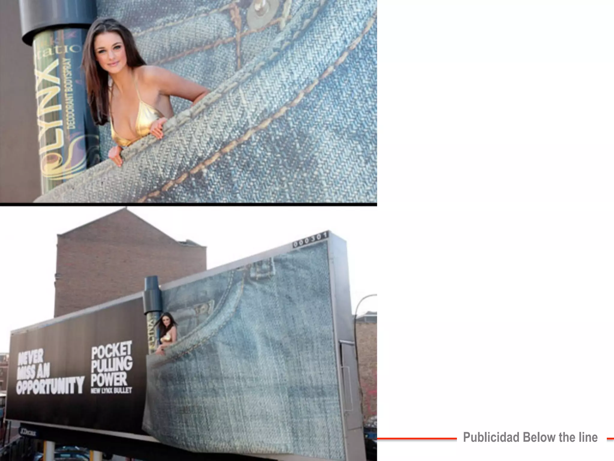 Publicidad Below the line 
 