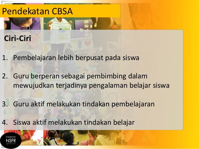Pendekatan Belajar dan Pembelajaran