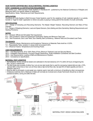 Belt scale-handbook | PDF