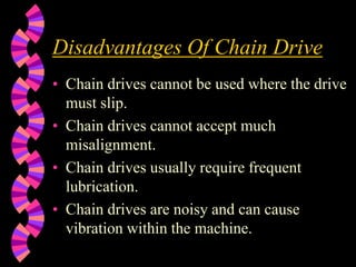 Chain Drive Risk Belt and chain drive by momoh rashidat | PPTX