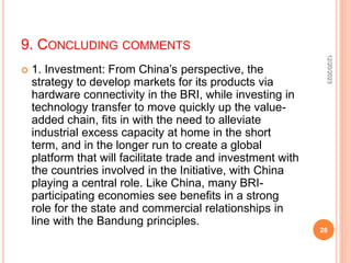 Belt and Road Initiative and China Pakistan | PPTX