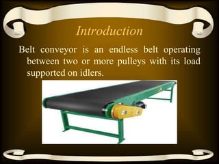 Belt conveyor