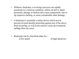 Components of Belt conveyor | PPTX