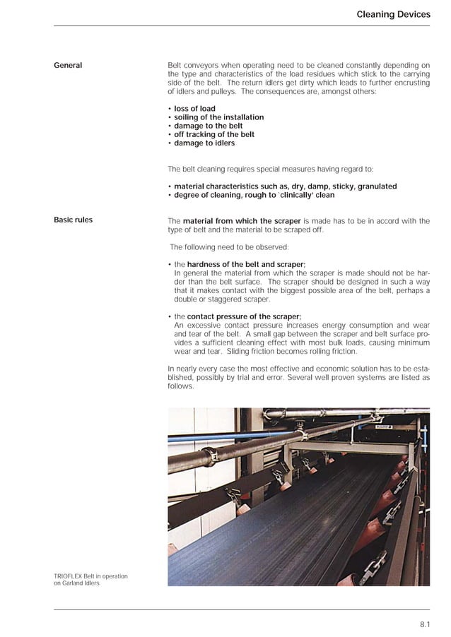 Belt conveyor designdunlop