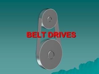 BELT DRIVES
 