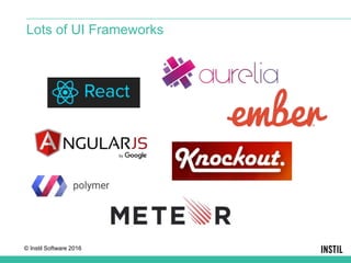 © Instil Software 2016
Lots of UI Frameworks
 