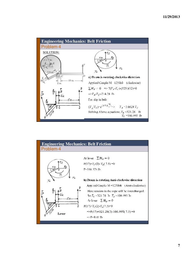 Belt friction lecture_new