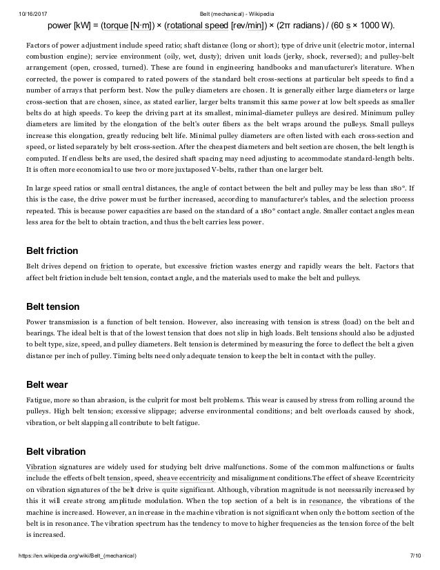 Belt Mechanical Wikipedia