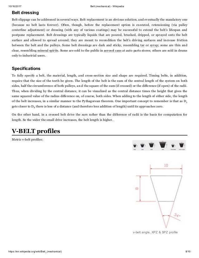 Belt Mechanical Wikipedia