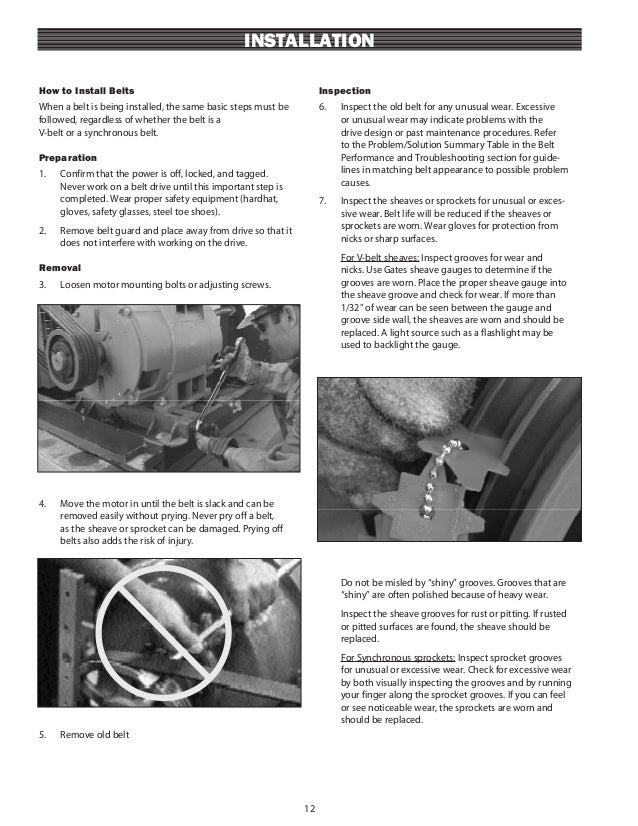 Gates Belts PM Manual