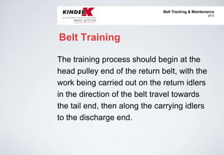 Belt Tracking & Conveyor Maintenance | PPTX