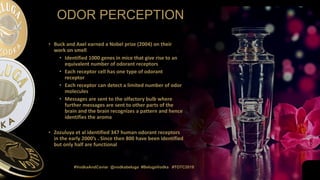 ODOR PERCEPTION
#VodkaAndCaviar @vodkabeluga #BelugaVodka #TOTC2019
Current thinking on odor perception shifts between a n...