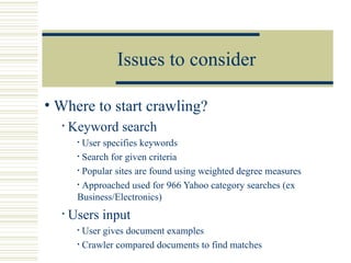 Smart Web Crawling in Search Engine Optimization | PPT