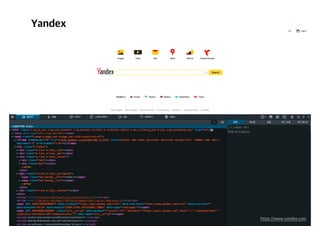 Yandex
https://www.yandex.com
 