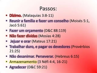 O que nos espera?E aquele que receber todas as coisas com gratidão será glorificado; e as coisas desta Terra ser-lhe-ão acrescentadas, mesmo centuplicadas, sim, mais.(D&C 78:19)
