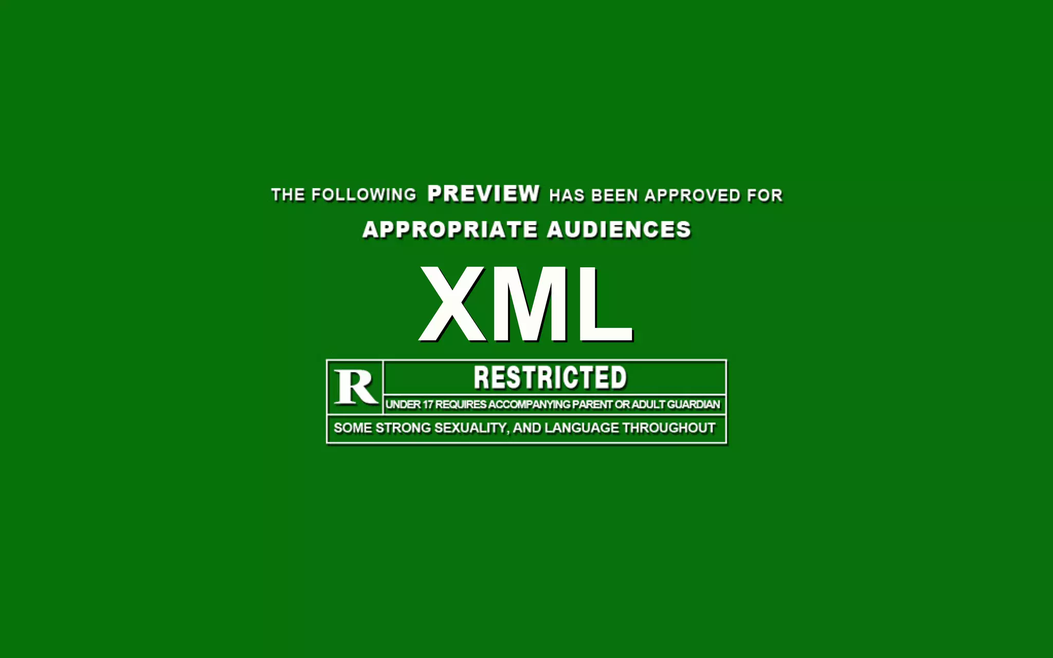 XML

 