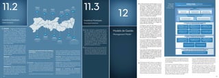 11.3
Incentivos Municipais
Municipal Incentives
Na área municipal, os empreendimentos po-
dem ter reduções do IPTU (Imposto sobre a
Propriedade Territorial Urbana), do ISS (Im-
posto sobre Serviços) e das taxas e alvarás de
funcionamento necessários para a operação.
Em todos os casos, as reduções são negocia-
das com as prefeituras, com a intermediação
do Governo do Estado, em função do tipo do
empreendimento, do valor do investimento e
da geração de empregos diretos e indiretos
gerados na operação do mesmo.
In the municipal area, ventures can have their IPTU,
ISS, and business license costs reduced. In all cases,
reductions are negotiated with the local govern-
ment, with the intermediation of the State Govern-
ment, according to the type of business, value of in-
vestmentandgenerationofdirectandindirectjobs.
Incentivos Estaduais
State Incentives
11.2
PRODEPE - Programa de Desenvolvimento
Econômico de Pernambuco: contempla be-
nefícios fiscais para as atividades industriais
e as centrais de distribuição, implantação ou
ampliação de investimentos em diversos seg-
mentos econômicos, durante um período de
12 anos renováveis por igual período. Os bene-
fícios de crédito presumido de ICMS são pro-
gressivos em função da localização geográfica
do investimento, conforme pode ser observa-
do no mapa ao lado.
Para fazer jus aos incentivos previstos no
mapa, os empreendimentos deverão estar
enquadrados nos seguintes segmentos prio-
ritários: agroindústria, metalmecânica, eletro-
eletrônica, bebidas, têxtil e confecções, mine-
rais não metálicos, plásticos, móveis, fármacos,
higiene e limpeza.
PRODINPE - Programa de Desenvolvimento
da Indústria Naval de Pernambuco: abrange
incentivos para as indústrias produtoras de na-
vios e plataformas de petróleo, como também
para toda a cadeia de fornecedores envolvida
neste segmento.
PRODEAUTO - Programa de Desenvolvimen-
to do Setor Automotivo: concede incentivos a
fabricantes de veículos automotores (automó-
veis, motos, caminhões, ônibus, tratores, den-
tre outros), bem como para toda a cadeia de
fornecedores destas indústrias.
PROGRAMA DE INCENTIVOS PARA ENERGIAS
RENOVÁVEIS: prevê benefícios fiscais do ICMS
para os fabricantes de equipamentos para a gera-
ção de energia eólica (turbinas, torres, pás) e solar
(painéis solares), bem como para os fornecedores
de peças e componentes para estas cadeias.
PRODEPE – Program of Economic Development of Per-
nambuco – contemplates the tax breaks for industrial
and central distribution activities, implementation or ex-
pansion of investments in various economic sectors, for a
12-year renewable period. The credit benefits of deemed
ICMS are progressive according to the geographical lo-
cation of the investment, as it can be seen in the map on
the side.
To be entitled to the incentives provided in the map, the
projects should be included in one of the following pri-
ority sectors: Agribusiness, metal mechanic, electronics,
beverages, textile and clothing, non-metallic minerals,
moving plastics, pharmaceuticals, hygiene and cleaning.
PRODIMPE – Program of Development of Naval Indus-
try of Pernambuco - comprises incentives for industries
producing ships and oil platforms, as well as the whole
supply chain involved in the sector.
PRODEAUTO – Program of Development of Automotive
Industry – grants incentives to vehicle makers (cars, mo-
torcycles, trucks, buses, tractors, among others), as well
as to the whole supply chain of these sectors.
PROGRAM OF INCENTIVES TO RENEWABLE
ENERGIES–GrantstaxbreaksofICMSformanufacturers
of equipment for generating wind energy (wind turbine,
towers, blades) and sun power (solar panels), as well as to
parts and components suppliers.
SERTÃO DO
ARARIPE
10 municípios
10 municipalities
SERTÃO DO
PAJEÚ
17 municípios
17 municipalities
AGRESTE
SETENTRIONAL
19 municípios
19 municipalities
MATA
NORTE
19 municípios
19 municipalities
SERTÃO DO
SÃO FRANCISCO
7 municípios
7 municipalities
SERTÃO
DO MOXOTÓ
7 municípios
7 municipalities AGRESTE
MERIDIONAL
26 municípios
26 municipalities
MATA SUL
24 municípios
24 municipalities
REGIÃO
METROPOLITANA
14 municípios e o Arquipélago
de Fernando de Noronha
14 municipalities and Fernando
de Noronha archipelago
SERTÃO DE
ITAPARICA
7 municípios
7 municipalities
SERTÃO
CENTRAL
8 municípios
8 municipalities
AGRESTE
CENTRAL
26 municípios
26 municipalities
85%
75%
90%
90%
85%
95%
95% 95%
95%
95%
95%
90%
12
Modelo de Gestão
Mapa da
estratégia
Strategic Map
Management Model
En
Pt O desenvolvimento de Pernambuco nos úl-
timos anos é amparado no moderno Modelo
de Gestão “Todos Por Pernambuco – Gestão
Democrática e Regionalizada com Foco em
Resultados”, uma proposta de gerenciamen-
to público que traz para o ambiente gover-
namental as práticas de gestão utilizadas no
meio empresarial. O programa é baseado em
eixos estratégicos claros, na avaliação perma-
nente e na medição de resultados.
Caracteriza-se, ainda, pela utilização de me-
canismos de consulta e participação popular
na definição das prioridades através de ple-
nárias regionais realizadas nas 12 Regiões de
Desenvolvimento do Estado.
O Programa Todos Por Pernambuco é uma
forma de gestão democrática, regionalizada
e com foco em resultados. Uma proposta
moderna de gerenciamento público capaz
de garantir a execução do planejamento es-
tadual, que permite o acompanhamento e o
controle social das ações do Estado e, a um
só tempo, possibilita o diálogo com a socieda-
de, visão nítida da estratégia de Governo de
Pernambuco e foco nos resultados.
É um novo modelo que busca o equilíbrio fis-
cal dinâmico, além do simples balanceamen-
todecontasdereceitaedespesa,garantindo
que o Governo do Estado tenha condições
de executar políticas públicas para melhorar
a qualidade de vida das pessoas e desenvol-
ver a economia.
Este modelo de Gestão Pública tem sido uma
referência para vários estados brasileiros, além
de ter conquistado, em 2012, o Prêmio das Na-
ções Unidas (UNPSA). Foi a primeira vez que
uma administração estadual foi premiada por
sua política de gestão. Até então, apenas muni-
cípioshaviamsidocontemplados.
ThedevelopmentofPernambucoinrecentyearsis
supported by the “ Todos Por Pernambuco [Every-
one for Pernambuco] – Democratic and Region-
alized Management Focused on Results - Man-
agement Model”, a public management proposal
that brings to the government environment the
management practices used in business. The pro-
gram is based on clear strategic axes, in the per-
manent evaluation and measurement of results. It
is also characterized by the use of query mechanisms
and popular participation in the definition of priorities
through regional meetings held on the 12 Development
Areas in the State.
The Everyone for Pernambuco Program is a form of
democratic, regionalized, result-oriented manage-
ment. It is a modern public management proposal ca-
pable of ensuring the performance of state planning,
enabling social monitoring and control of actions by
the State and simultaneously gives room to the dia-
logue with society, clear view of the strategy by Gov-
ernment of Pernambuco and focus on results.
It is a new model that seeks dynamic tax balance, in
addition to the simple balancing of accounts of income
and expenses, ensuring the State Government to have
conditions to perform public policies aimed to improve
the quality of life of people and develop economy.
This Public Management model has been a reference
for other Brazilian states, in addition to have been
awarded, in 2012, the UNPSA (United Nations Public
Service Award). It was the first time that a federal gov-
ernment had been awarded by its management policy.
Until then, only cities had been awarded.
En
Pt
En
Pt
PACTOPELAVIDA/PACTFORLIFE
Preveniraviolênciaereduziracriminalidade
/Preventviolenceandreducecrime
VISÃODEFUTURO/FUTUREVISION
Pernambuco,umlugarmelhorparatrabalharemelhorparaviver./Pernambuco,abetterplacetoworkandlive.
PACTOPELAEDUCAÇÃO/PACTFOREDUCATION
Garantireducaçãopúblicadequalidadee
formaçãoprofissional/Ensurepublic,quality
educationandprofessionaleducation
Universalizaroacessoàáguaeao
esgotamentosanitário/Universalizethe
accesstowaterandsewage
Promoveracidadania,combatera
desigualdadeevalorizaroesporte,olazerea
cultura/Promotecitizenship,fightinequalityand
valuesports,leisureandculture
Melhorarahabitabilidadeeamobilidade
/Improvedwellingandmobilityconditions
PACTOPELASAÚDE/PACTFORHEALTH
Ampliaraofertaeaqualidadedosserviços
públicosdesaúde/Increasetheofferand
qualityofpublichealthservices
Consolidaragestãopúblicaeficaz,ampliaroinvestimentogovernamentalevalorizaroservidor
/Consolidateeffectivepublicmanagement,expandgovernmentinvestmentandvalueservers
Consolidarodesenvolvimento,geraremprego
erenda,promover aeconomiado
conhecimentoeainovação/Consolidatethe
development,generatejobsandincome,promote
economyofknowledgeandinnovation
Fomentarodesenvolvimentoruralsustentável
/Fosterthesustainableruraldevelopment
Promoverasustentabilidadeambiental
/Promoteenvironmentalsustainability
Aumentarequalificarainfraestruturapara
odesenvolvimento/Increaseandenable
infrastructurefordevelopment
COPA2014 /2014WORLDCUP
Preparar emobilizaroEstadoparaoevento
eutilizaçãodainfraestrutura/Prepareand
mobilizetheSatefortheeventanduseof
infrastructure
PREMISSAS/ASSUMPTIONS
Transparência, responsabilidade
e controle social / Transparency,
social responsibility and control
Diálogo com a sociedade
/ Dialogue with society
Modelo integrado de gestão,
com foco em resultados / Integrated
management model focused on results
FOCOSPRIORITÁRIOS/PRIORITYFOCUSES
Estratos mais vulneráveis da população
/ Most vulnerable strata of population
Consolidação e interiorização do desenvolvimento
/ Consolidation and internalization of development
OESTADODOFAZER-CAPACIDADEDEGERARRESULTADOSPARATODOSOSPERNAMBUCANOS
/THESTATEOFMAKING-CAPACITYTOGENERATERESULTSFORALLPEOPLEINPERNAMBUCO
QUALIDADEDEVIDA-UMAVIDAMELHORPARATODOSOSPERNAMBUCANOS
/QUALITYOFLIFE–ABETTERLIFEFORALLPEOPLEINPERNABUCO
NOVAECONOMIA-OPORTUNIDADESPARATODOSOSPERNAMBUCANOS
/NEWECONOMY–OPPORTUNITIESFORALLPEOPLEINPERNAMBUCO
28 29 29
 