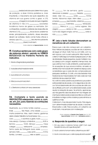 Libro de ejercicios portugues