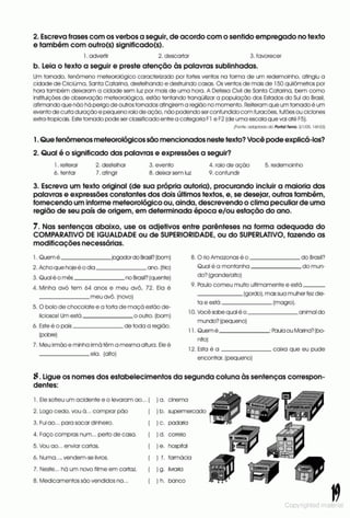 Libro de ejercicios portugues