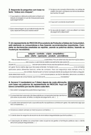 Libro de ejercicios portugues