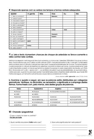 Libro de ejercicios portugues