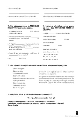 Libro de ejercicios portugues