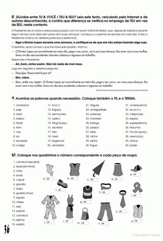 Libro de ejercicios portugues