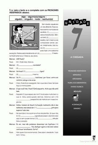 Libro de ejercicios portugues