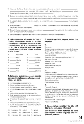 Libro de ejercicios portugues