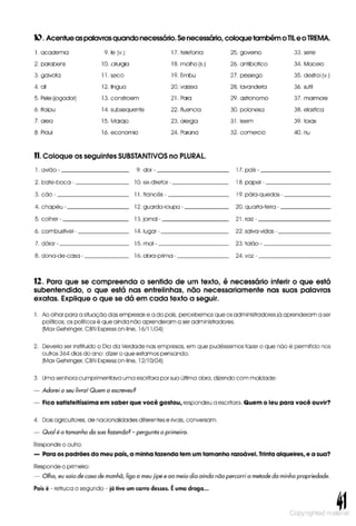 Libro de ejercicios portugues