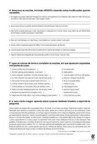 Libro de ejercicios portugues