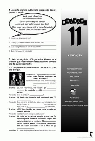 Libro de ejercicios portugues
