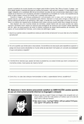 Libro de ejercicios portugues