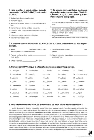 Libro de ejercicios portugues