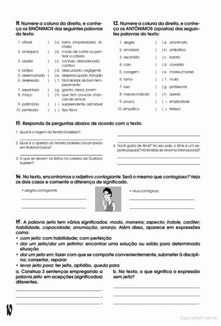 Libro de ejercicios portugues