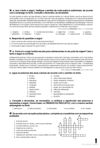 Libro de ejercicios portugues