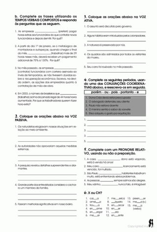 Libro de ejercicios portugues