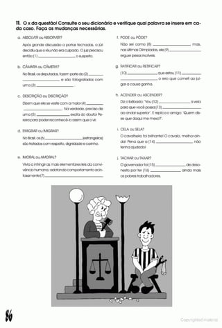 Libro de ejercicios portugues