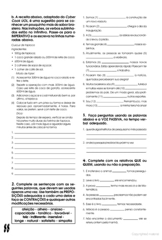 Libro de ejercicios portugues