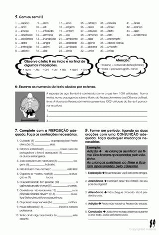 Libro de ejercicios portugues