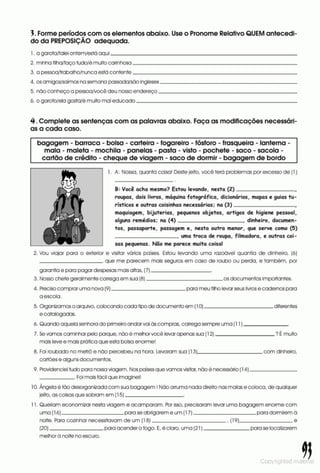 Libro de ejercicios portugues