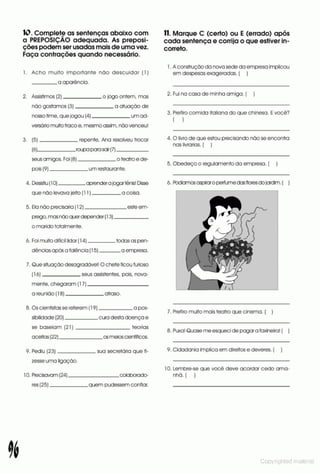 Libro de ejercicios portugues