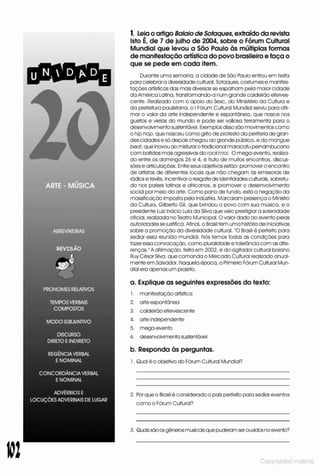 Libro de ejercicios portugues