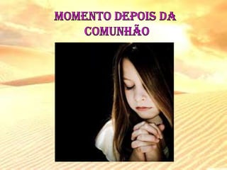 3. Jesus mostrou que viver é muito bom,/ Se a gente vive
  em paz com o irmão. / Com este pão nos tornamos mais
   irmãos (bis).
 Eis o pão da vida, trá, lá, lá, lá, lá... / Eis o pão do
   céu, trá, lá, lá, lá, lá...
4. Jesus mostrou o caminho para o Pai./ Amando sempre
   para o céu a gente vai/ Com este pão temos força para
   amar (bis).
 5. Jesus falou muitas vezes
do perdão./ Pois quem
perdoa tem grande
coração. / Com este pão
é mais fácil perdoar (bis).
 