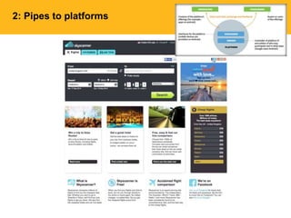 2: Pipes to platforms
 