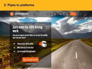 2: Pipes to platforms
 