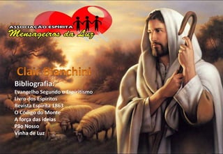 Bibliografia:
Evangelho Segundo o Espiritismo
Livro dos Espíritos
Revista Espírita 1863
O Código do Monte
A força das ideias
Pão Nosso
Vinha de Luz
 