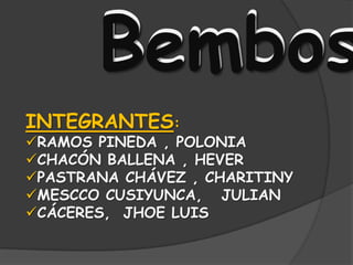 Bembos Bembos INTEGRANTES: ,[object Object]