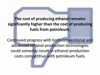 ETHANOL AS A FUEL | PPTX