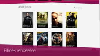Filmek rendezése
 